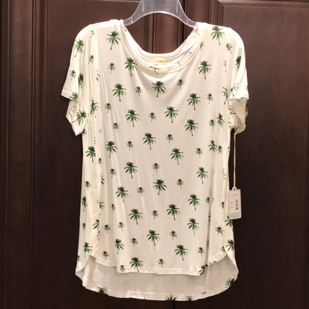 Dept 222 Palm tree top Meduim NWT